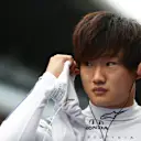 SOCHI, RUSSIA - SEPTEMBER 26: Yuki Tsunoda of Japan and Scuderia AlphaTauri prepares to drive on the grid before during the F1 Grand Prix of Russia at Sochi Autodrom on September 26, 2021 in Sochi, Russia. (Photo by Peter Fox/Getty Images)