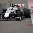 SOCHI, RUSSIA - SEPTEMBER 26: Mick Schumacher of Germany driving the (47) Haas F1 Team VF-21 Ferrari during the F1 Grand Prix of Russia at Sochi Autodrom on September 26, 2021 in Sochi, Russia. (Photo by Joe Portlock - Formula 1/Formula 1 via Getty Images)
