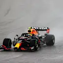 SOCHI, RUSSIA - SEPTEMBER 26: Sergio Perez of Mexico driving the (11) Red Bull Racing RB16B Honda during the F1 Grand Prix of Russia at Sochi Autodrom on September 26, 2021 in Sochi, Russia. (Photo by Bryn Lennon/Getty Images)