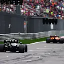 SOCHI, RUSSIA - SEPTEMBER 26: Lewis Hamilton of Great Britain driving the (44) Mercedes AMG Petronas F1 Team Mercedes W12 during the F1 Grand Prix of Russia at Sochi Autodrom on September 26, 2021 in Sochi, Russia. (Photo by Rudy Carezzevoli/Getty Images)