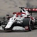 SOCHI, RUSSIA - SEPTEMBER 26: Kimi Raikkonen of Finland driving the (7) Alfa Romeo Racing C41 Ferrari during the F1 Grand Prix of Russia at Sochi Autodrom on September 26, 2021 in Sochi, Russia. (Photo by Joe Portlock - Formula 1/Formula 1 via Getty Images)