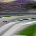 SOCHI, RUSSIA - SEPTEMBER 26: George Russell of Great Britain driving the (63) Williams Racing FW43B Mercedes during the F1 Grand Prix of Russia at Sochi Autodrom on September 26, 2021 in Sochi, Russia. (Photo by Mario Renzi - Formula 1/Formula 1 via Getty Images)
