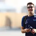 JEDDAH, SAUDI ARABIA - DECEMBER 03: George Russell of Great Britain and Williams walks in the Paddock before practice ahead of the F1 Grand Prix of Saudi Arabia at Jeddah Corniche Circuit on December 03, 2021 in Jeddah, Saudi Arabia. (Photo by Mark Thompson/Getty Images)