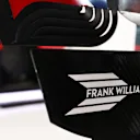 JEDDAH, SAUDI ARABIA - DECEMBER 03: A Sir Frank Williams tribute sticker is pictured on the Red Bull Racing RB16B Honda during practice ahead of the F1 Grand Prix of Saudi Arabia at Jeddah Corniche Circuit on December 03, 2021 in Jeddah, Saudi Arabia. (Photo by Mark Thompson/Getty Images)