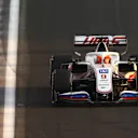 JEDDAH, SAUDI ARABIA - DECEMBER 03: Nikita Mazepin of Russia driving the (9) Haas F1 Team VF-21 Ferrari during practice ahead of the F1 Grand Prix of Saudi Arabia at Jeddah Corniche Circuit on December 03, 2021 in Jeddah, Saudi Arabia. (Photo by Bryn Lennon - Formula 1/Formula 1 via Getty Images)