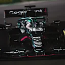 JEDDAH, SAUDI ARABIA - DECEMBER 03: Lance Stroll of Canada driving the (18) Aston Martin AMR21 Mercedes during practice ahead of the F1 Grand Prix of Saudi Arabia at Jeddah Corniche Circuit on December 03, 2021 in Jeddah, Saudi Arabia. (Photo by Joe Portlock - Formula 1/Formula 1 via Getty Images)