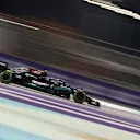 JEDDAH, SAUDI ARABIA - DECEMBER 04: Valtteri Bottas of Finland driving the (77) Mercedes AMG Petronas F1 Team Mercedes W12 during qualifying ahead of the F1 Grand Prix of Saudi Arabia at Jeddah Corniche Circuit on December 04, 2021 in Jeddah, Saudi Arabia. (Photo by Lars Baron/Getty Images)