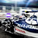JEDDAH, SAUDI ARABIA - DECEMBER 04: Pierre Gasly of Scuderia AlphaTauri and France  qualifying ahead of the F1 Grand Prix of Saudi Arabia at Jeddah Corniche Circuit on December 04, 2021 in Jeddah, Saudi Arabia. (Photo by Peter Fox/Getty Images)