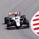 BARCELONA, SPAIN - MAY 07: Mick Schumacher of Germany driving the (47) Haas F1 Team VF-21 Ferrari on track during practice for the F1 Grand Prix of Spain at Circuit de Barcelona-Catalunya on May 07, 2021 in Barcelona, Spain. (Photo by Lars Baron/Getty Images)
