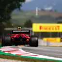 BARCELONA, SPAIN - MAY 07: Carlos Sainz of Spain driving the (55) Scuderia Ferrari SF21 during practice for the F1 Grand Prix of Spain at Circuit de Barcelona-Catalunya on May 07, 2021 in Barcelona, Spain. (Photo by Dan Istitene - Formula 1/Formula 1 via Getty Images)
