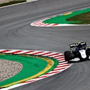 BARCELONA, SPAIN - MAY 07: Nicholas Latifi of Canada driving the (6) Williams Racing FW43B Mercedes during practice for the F1 Grand Prix of Spain at Circuit de Barcelona-Catalunya on May 07, 2021 in Barcelona, Spain. (Photo by Dan Istitene - Formula 1/Formula 1 via Getty Images)