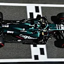 BARCELONA, SPAIN - MAY 08: Lance Stroll of Canada driving the (18) Aston Martin AMR21 Mercedes during qualifying for the F1 Grand Prix of Spain at Circuit de Barcelona-Catalunya on May 08, 2021 in Barcelona, Spain. (Photo by Clive Mason - Formula 1/Formula 1 via Getty Images)