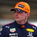 BARCELONA, SPAIN - MAY 09:  Max Verstappen of the Netherlands and Red Bull Racing looks on in parc ferme after finishing second in the F1 Grand Prix of Spain at Circuit de Barcelona-Catalunya on May 09, 2021 in Barcelona, Spain. (Photo by Dan Istitene - Formula 1/Formula 1 via Getty Images)