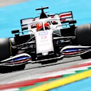 SPIELBERG, AUSTRIA - JUNE 25: Nikita Mazepin of Russia driving the (9) Haas F1 Team VF-21 Ferrari on track during practice ahead of the F1 Grand Prix of Styria at Red Bull Ring on June 25, 2021 in Spielberg, Austria. (Photo by Clive Rose/Getty Images)