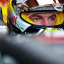 SPIELBERG, AUSTRIA - JUNE 25: Max Verstappen of Netherlands and Red Bull Racing looks on from his car during practice ahead of the F1 Grand Prix of Styria at Red Bull Ring on June 25, 2021 in Spielberg, Austria. (Photo by Mark Thompson/Getty Images)