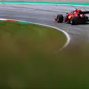 SPIELBERG, AUSTRIA - JUNE 26: Carlos Sainz of Spain driving the (55) Scuderia Ferrari SF21 on track during final practice ahead of the F1 Grand Prix of Styria at Red Bull Ring on June 26, 2021 in Spielberg, Austria. (Photo by Bryn Lennon/Getty Images)