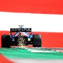 SPIELBERG, AUSTRIA - JUNE 26: Sparks fly behind Esteban Ocon of France driving the (31) Alpine A521 Renault on track during qualifying ahead of the F1 Grand Prix of Styria at Red Bull Ring on June 26, 2021 in Spielberg, Austria. (Photo by Bryn Lennon/Getty Images)