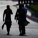SPIELBERG, AUSTRIA - JUNE 26: Pole position qualifier Max Verstappen of Netherlands and Red Bull Racing walks from parc ferme during qualifying ahead of the F1 Grand Prix of Styria at Red Bull Ring on June 26, 2021 in Spielberg, Austria. (Photo by Mario Renzi - Formula 1/Formula 1 via Getty Images)