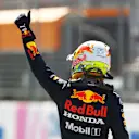SPIELBERG, AUSTRIA - JUNE 26: Pole position qualifier Max Verstappen of Netherlands and Red Bull Racing celebrates in parc ferme during qualifying ahead of the F1 Grand Prix of Styria at Red Bull Ring on June 26, 2021 in Spielberg, Austria. (Photo by Bryn Lennon/Getty Images)