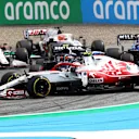 SPIELBERG, AUSTRIA - JUNE 27: Antonio Giovinazzi of Italy driving the (99) Alfa Romeo Racing C41 Ferrari spins during the F1 Grand Prix of Styria at Red Bull Ring on June 27, 2021 in Spielberg, Austria. (Photo by Clive Mason - Formula 1/Formula 1 via Getty Images)