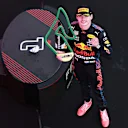 SPIELBERG, AUSTRIA - JUNE 27: Race winner Max Verstappen of Netherlands and Red Bull Racing celebrates on the podium during the F1 Grand Prix of Styria at Red Bull Ring on June 27, 2021 in Spielberg, Austria. (Photo by Mark Thompson/Getty Images)