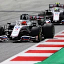 SPIELBERG, AUSTRIA - JUNE 27: Nikita Mazepin of Russia driving the (9) Haas F1 Team VF-21 Ferrari during the F1 Grand Prix of Styria at Red Bull Ring on June 27, 2021 in Spielberg, Austria. (Photo by Clive Rose/Getty Images)