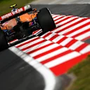 ISTANBUL, TURKEY - OCTOBER 08: Lando Norris of Great Britain driving the (4) McLaren F1 Team MCL35M Mercedes during practice ahead of the F1 Grand Prix of Turkey at Intercity Istanbul Park on October 08, 2021 in Istanbul, Turkey. (Photo by Dan Mullan/Getty Images)