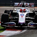 ISTANBUL, TURKEY - OCTOBER 08: Nikita Mazepin of Russia driving the (9) Haas F1 Team VF-21 Ferrari during practice ahead of the F1 Grand Prix of Turkey at Intercity Istanbul Park on October 08, 2021 in Istanbul, Turkey. (Photo by Bryn Lennon/Getty Images)