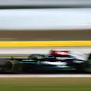 ISTANBUL, TURKEY - OCTOBER 08: Valtteri Bottas of Finland driving the (77) Mercedes AMG Petronas F1 Team Mercedes W12 during practice ahead of the F1 Grand Prix of Turkey at Intercity Istanbul Park on October 08, 2021 in Istanbul, Turkey. (Photo by Bryn Lennon/Getty Images)