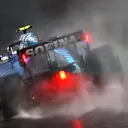 ISTANBUL, TURKEY - OCTOBER 09: Nicholas Latifi of Canada driving the (6) Williams Racing FW43B Mercedes during final practice ahead of the F1 Grand Prix of Turkey at Intercity Istanbul Park on October 09, 2021 in Istanbul, Turkey. (Photo by Dan Istitene - Formula 1/Formula 1 via Getty Images)