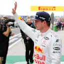 ISTANBUL, TURKEY - OCTOBER 09: Third place qualifier Max Verstappen of Netherlands and Red Bull Racing looks on in parc ferme during qualifying ahead of the F1 Grand Prix of Turkey at Intercity Istanbul Park on October 09, 2021 in Istanbul, Turkey. (Photo by Umit Bektas - Pool/Getty Images)