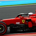 ISTANBUL, TURKEY - OCTOBER 09: Charles Leclerc of Monaco driving the (16) Scuderia Ferrari SF21 during qualifying ahead of the F1 Grand Prix of Turkey at Intercity Istanbul Park on October 09, 2021 in Istanbul, Turkey. (Photo by Bryn Lennon/Getty Images)