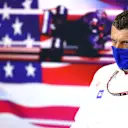 AUSTIN, TEXAS - OCTOBER 22: Haas F1 Team Principal Guenther Steiner talks in the Team Principals Press Conference during practice ahead of the F1 Grand Prix of USA at Circuit of The Americas on October 22, 2021 in Austin, Texas. (Photo by Dan Istitene/Getty Images)