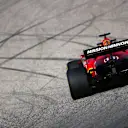 AUSTIN, TEXAS - OCTOBER 22: Charles Leclerc of Monaco driving the (16) Scuderia Ferrari SF21 during practice ahead of the F1 Grand Prix of USA at Circuit of The Americas on October 22, 2021 in Austin, Texas. (Photo by Dan Istitene - Formula 1/Formula 1 via Getty Images)