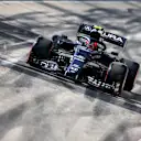 AUSTIN, TEXAS - OCTOBER 23: Pierre Gasly of Scuderia AlphaTauri and France  during qualifying ahead of the F1 Grand Prix of USA at Circuit of The Americas on October 23, 2021 in Austin, Texas. (Photo by Peter Fox/Getty Images)