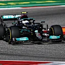 AUSTIN, TEXAS - OCTOBER 24: Valtteri Bottas of Finland driving the (77) Mercedes AMG Petronas F1 Team Mercedes W12 on track during the F1 Grand Prix of USA at Circuit of The Americas on October 24, 2021 in Austin, Texas. (Photo by Chris Graythen/Getty Images)