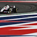 AUSTIN, TEXAS - OCTOBER 24: Nikita Mazepin of Russia driving the (9) Haas F1 Team VF-21 Ferrari during the F1 Grand Prix of USA at Circuit of The Americas on October 24, 2021 in Austin, Texas. (Photo by Clive Mason - Formula 1/Formula 1 via Getty Images)