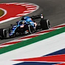AUSTIN, TEXAS - OCTOBER 24: Fernando Alonso of Spain driving the (14) Alpine A521 Renault during the F1 Grand Prix of USA at Circuit of The Americas on October 24, 2021 in Austin, Texas. (Photo by Clive Mason - Formula 1/Formula 1 via Getty Images)