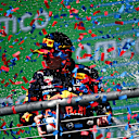 AUSTIN, TEXAS - OCTOBER 24: Race winner Max Verstappen of Netherlands and Red Bull Racing celebrates on the podium during the F1 Grand Prix of USA at Circuit of The Americas on October 24, 2021 in Austin, Texas. (Photo by Clive Mason - Formula 1/Formula 1 via Getty Images)