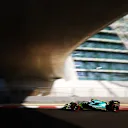 ABU DHABI, UNITED ARAB EMIRATES - NOVEMBER 18: Sebastian Vettel of Germany driving the (5) Aston Martin AMR22 Mercedes on track during practice ahead of the F1 Grand Prix of Abu Dhabi at Yas Marina Circuit on November 18, 2022 in Abu Dhabi, United Arab Emirates. (Photo by Mark Thompson/Getty Images)