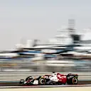 ABU DHABI, UNITED ARAB EMIRATES - NOVEMBER 18: Valtteri Bottas of Finland driving the (77) Alfa Romeo F1 C42 Ferrari on track during practice ahead of the F1 Grand Prix of Abu Dhabi at Yas Marina Circuit on November 18, 2022 in Abu Dhabi, United Arab Emirates. (Photo by Bryn Lennon - Formula 1/Formula 1 via Getty Images)