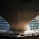 ABU DHABI, UNITED ARAB EMIRATES - NOVEMBER 19: Pierre Gasly of France driving the (10) Scuderia AlphaTauri AT03 leads Alexander Albon of Thailand driving the (23) Williams FW44 Mercedes on track during final practice ahead of the F1 Grand Prix of Abu Dhabi at Yas Marina Circuit on November 19, 2022 in Abu Dhabi, United Arab Emirates. (Photo by Bryn Lennon - Formula 1/Formula 1 via Getty Images)