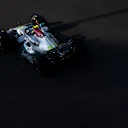 ABU DHABI, UNITED ARAB EMIRATES - NOVEMBER 19: Lewis Hamilton of Great Britain driving the (44) Mercedes AMG Petronas F1 Team W13 on track during final practice ahead of the F1 Grand Prix of Abu Dhabi at Yas Marina Circuit on November 19, 2022 in Abu Dhabi, United Arab Emirates. (Photo by Rudy Carezzevoli/Getty Images)