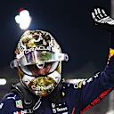 ABU DHABI, UNITED ARAB EMIRATES - NOVEMBER 19: Pole position qualifier Max Verstappen of the Netherlands and Oracle Red Bull Racing celebrates in parc ferme during qualifying ahead of the F1 Grand Prix of Abu Dhabi at Yas Marina Circuit on November 19, 2022 in Abu Dhabi, United Arab Emirates. (Photo by Dan Istitene - Formula 1/Formula 1 via Getty Images)