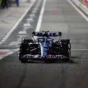 ABU DHABI, UNITED ARAB EMIRATES - NOVEMBER 20: Esteban Ocon of France driving the (31) Alpine F1 A522 Renault in the pitlane during the F1 Grand Prix of Abu Dhabi at Yas Marina Circuit on November 20, 2022 in Abu Dhabi, United Arab Emirates. (Photo by Rudy Carezzevoli/Getty Images)