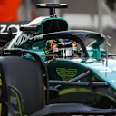 F2 champion Felipe Drugovich was alongside Alonso in the Aston Martin AMR22