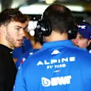 Gasly gets to know his new engineers and mechanics at Alpine