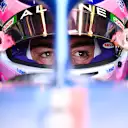MELBOURNE, AUSTRALIA - APRIL 08: Fernando Alonso of Spain and Alpine F1 prepares to drive in the garage during practice ahead of the F1 Grand Prix of Australia at Melbourne Grand Prix Circuit on April 08, 2022 in Melbourne, Australia. (Photo by Clive Mason/Getty Images)