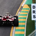 MELBOURNE, AUSTRALIA - APRIL 08: Carlos Sainz of Spain driving (55) the Ferrari F1-75 on track during practice ahead of the F1 Grand Prix of Australia at Melbourne Grand Prix Circuit on April 08, 2022 in Melbourne, Australia. (Photo by Bryn Lennon - Formula 1/Formula 1 via Getty Images)