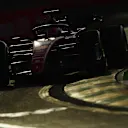 MELBOURNE, AUSTRALIA - APRIL 08: Charles Leclerc of Monaco driving (16) the Ferrari F1-75 on track during practice ahead of the F1 Grand Prix of Australia at Melbourne Grand Prix Circuit on April 08, 2022 in Melbourne, Australia. (Photo by Mario Renzi - Formula 1/Formula 1 via Getty Images)